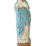 Holy Virgin Wall Sculpture 34 Cm Signed Guérin L 11