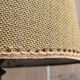 Twisted foot lamp carved in oak