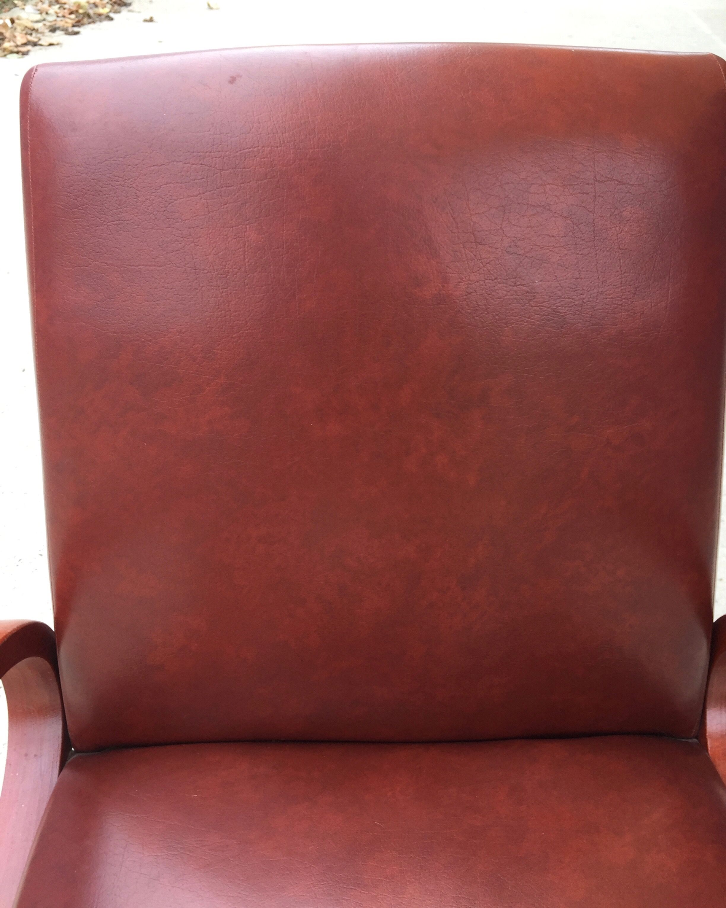 Moleskine chair circa 1960