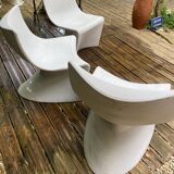 3 Space armchairs by Pinaffo and Scagnellato