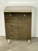 Vintage Italian mirror glass chest of drawers 1960