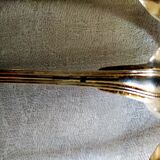 2 spoons in solid silver minerva, filet model