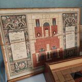 Jeu de construction ancien Richter & Cie. en pierre