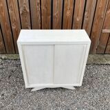 Vintage sideboard with sliding doors