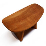 Tabouret médiation en bois par Alain Gaubert, 1983