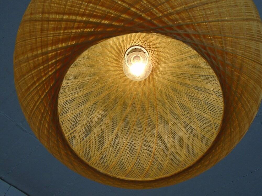 Spun Fibreglass Pendant Lamp, Germany, 1960s