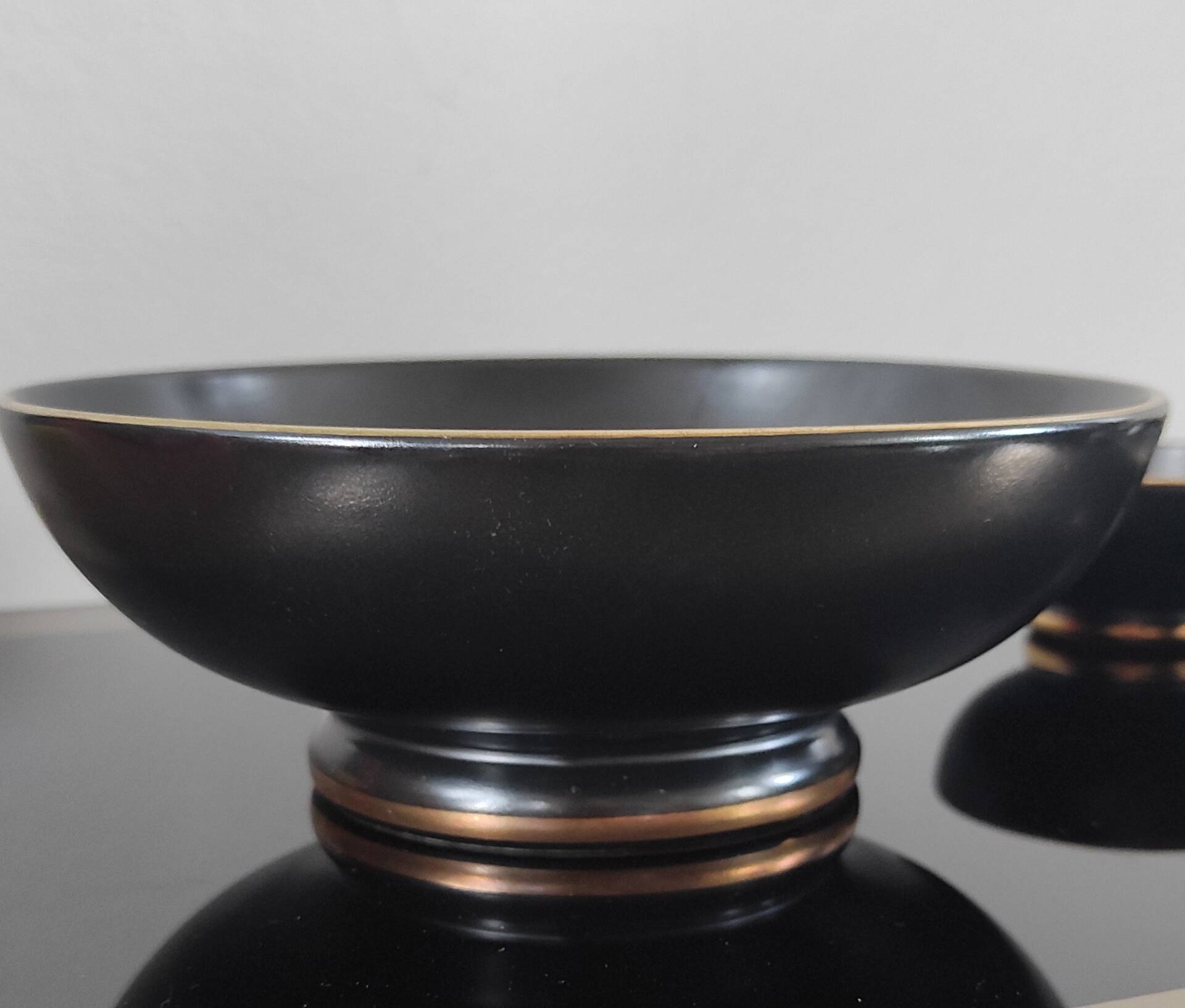 Vintage ceramic dessert or aperitif service