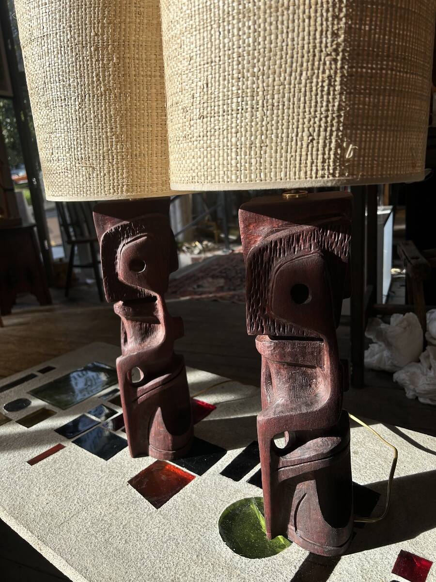 Paire de lampes de Gianni Pinna