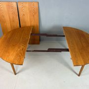 Hans J. Wegner round PP70 extendable dining table for Andreas Tuck, Denmark 1970