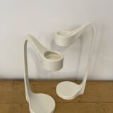 Pair of vintage Ikea Monika Mulder designer candlesticks