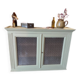 Khaki glass sideboard