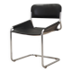 Leather chair, Italian design, 1970s, production: Italy