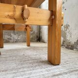 Farmhouse table, mountain furniture from the 50s