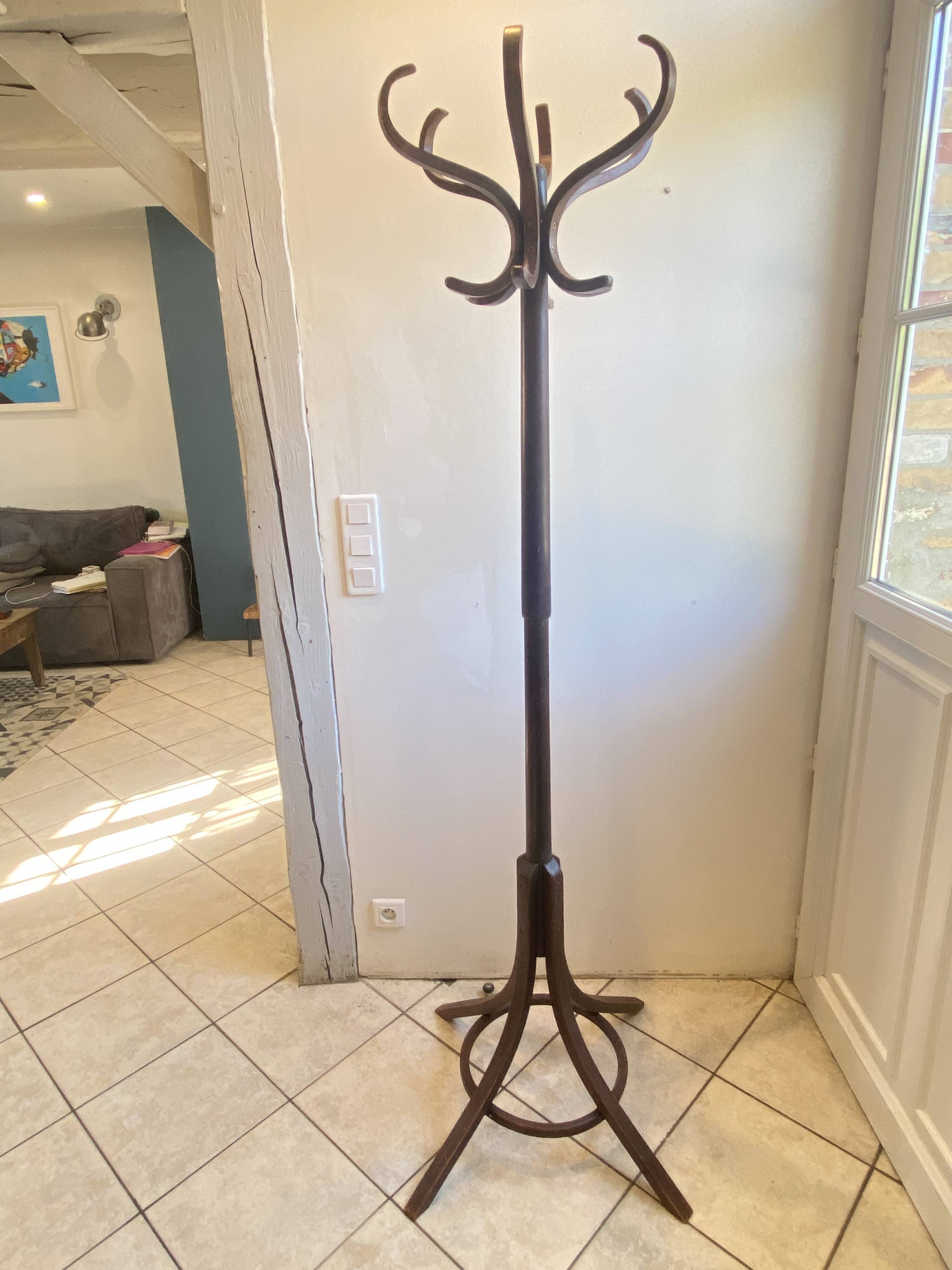 Porte manteau perroquet pivotant style bistrot 1960