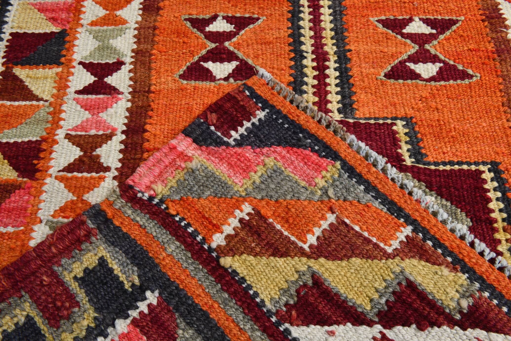 3x10 Vintage Kilim Runner Rug, 94x304Cm