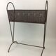 Planter in iron and perforated metal