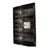 Lot of 4 Crystal Wine Glasses from Sèvres, France