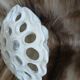 Flower vase in white porcelain