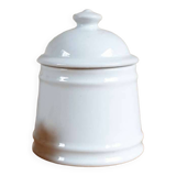 Sucrier blanc émaillé