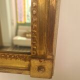 Rectangular gilded mirror, pure lines 59x79cm