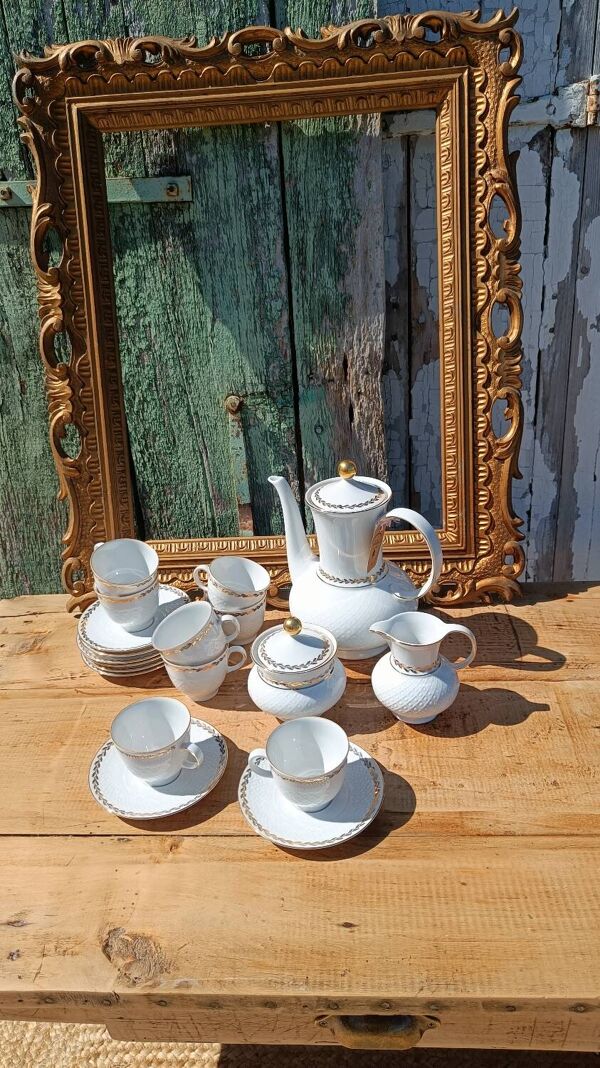 Service à café vintage en porcelaine Seltmann Weiden Bavaria –