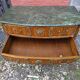 Curved Louis XV style commode in mahogany, mid-20th century.