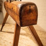 Vintage gym horse wood
