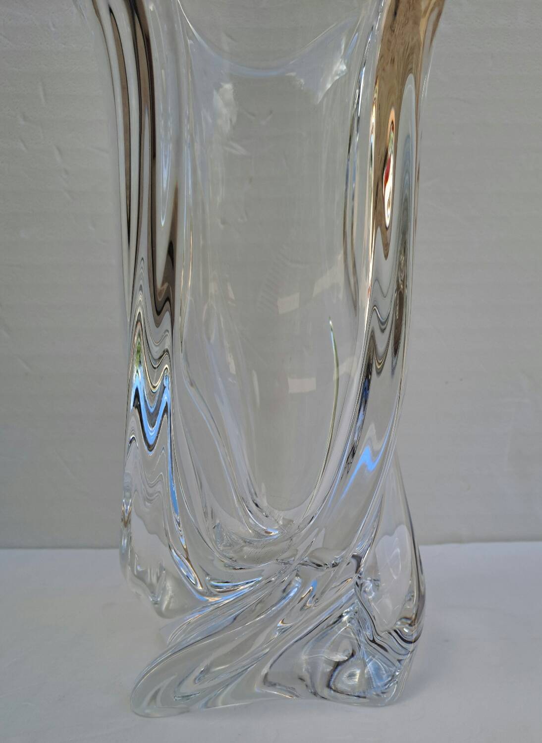 Large Sèvres crystal vase