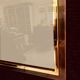 Postmodern Square Bronze Mirror from Belgo Chrom, Belgium, 1980s