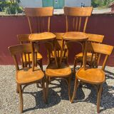 Set of 8 mahieu bistro chairs