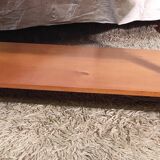 Solid wood coffee table with tapered legs - mid 20th century.