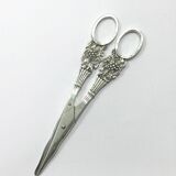 Pair of silver grape scissors Pierre Queille