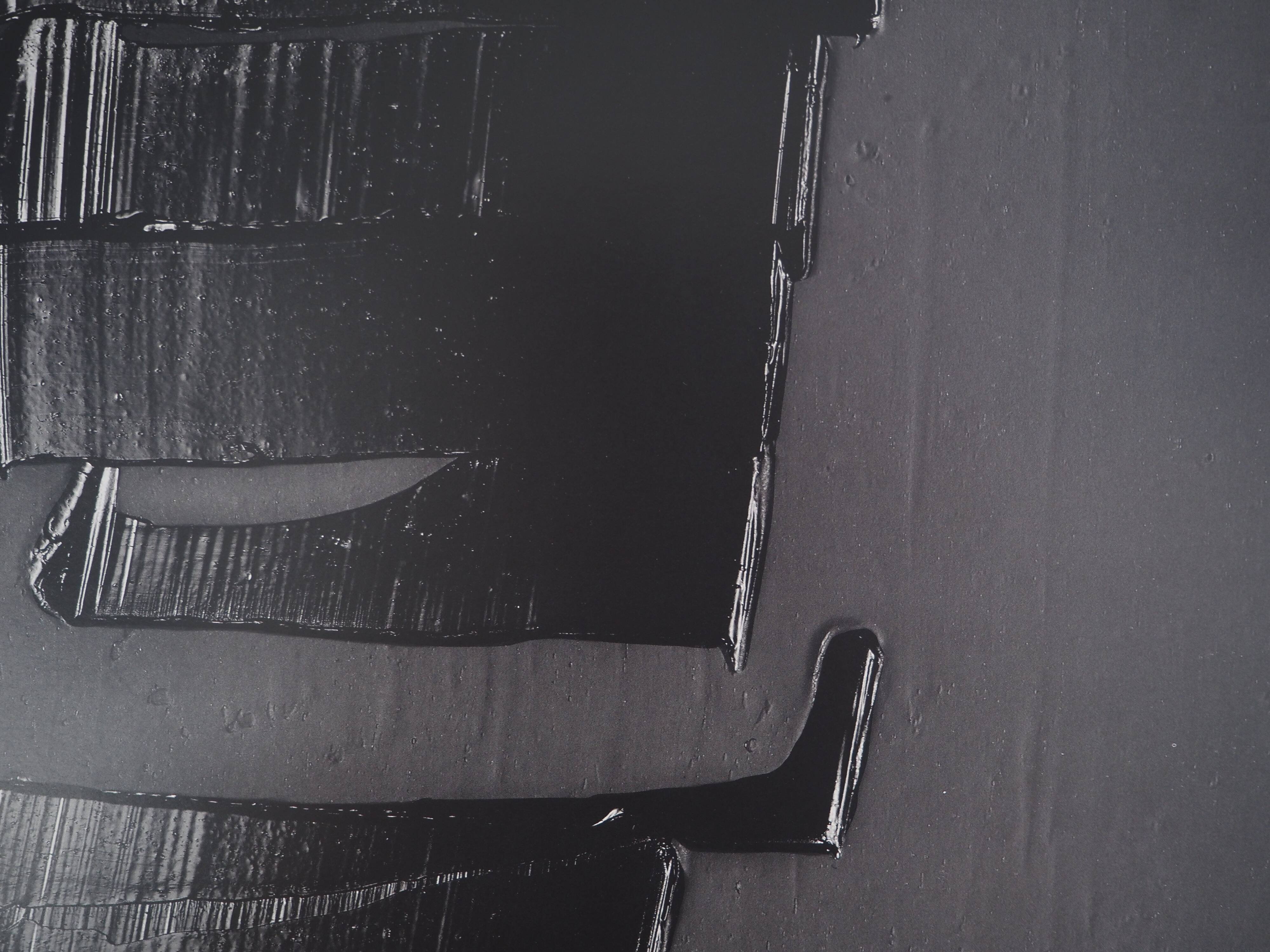 Pierre SOULAGES: Painting July 4, 2021 - Original signed poster