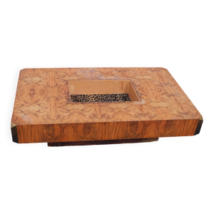 Table basse en loupe