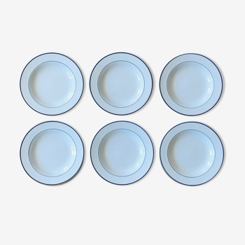 Hollow plates in Italian porcelain Tognana