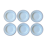 Hollow plates in Italian porcelain Tognana