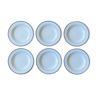 Hollow plates in Italian porcelain Tognana