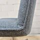 Set of 2 Arper Catifa 80 lounge chairs grey fabric / chrome