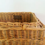 Vintage wicker trunk