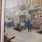 The Automobile During the War: According to Georges Bertin Scott / Removal of the wounded from a post