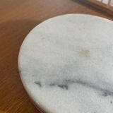 Vintage white marble ashtray