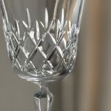 6 crystal wine glasses, 1980