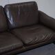 Two-seater Danish leather canapé Mid-Century Modern