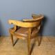 Fauteuil de bureau Restauration à crosses en Noyer