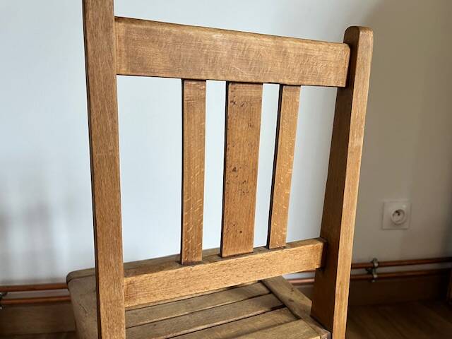 Chaise enfant bois