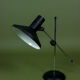 Large black metal vintage industrial desk lamp.