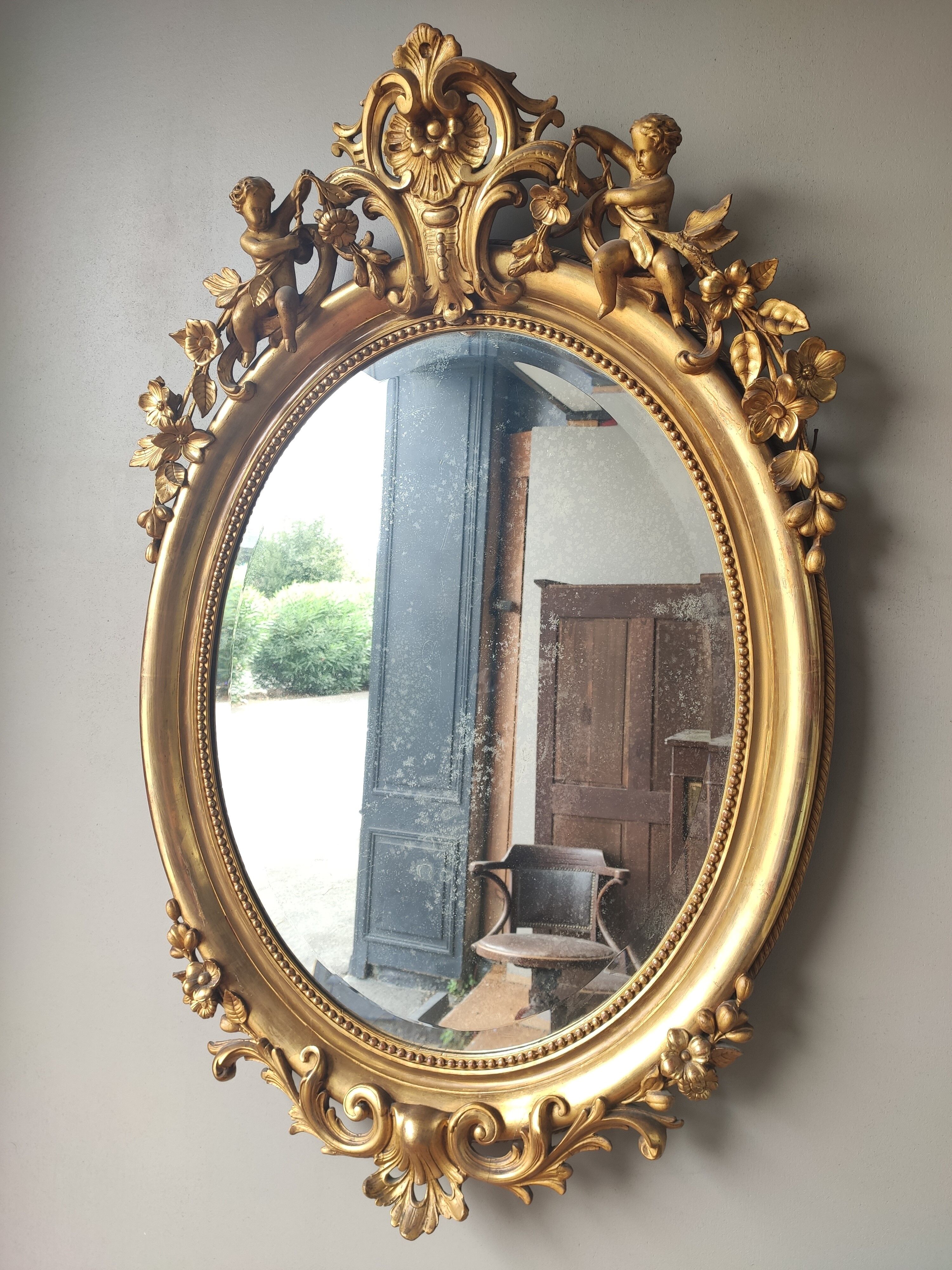 Mirror Louis XV  - 124x80cm