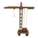 Vintage wooden crane toy from the 60s