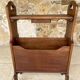 Vintage side table with magazine rack, 1960s