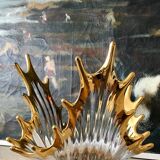 Bayel crystal bowl and gilding, 1950-60